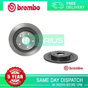 Fits Honda Civic 2012-2016 1.3 1.6 D 1.8 2.2 Brake Discs Rear Brembo - Picture 1 of 4