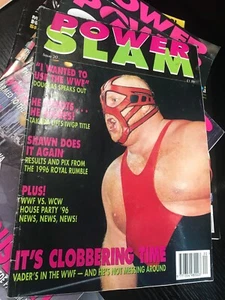Revista WWE Power Slam # 20 Cubierta VAN VADER Revista de Lucha Libre WWF + PÓSTER. - Imagen 1 de 3