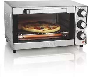 Hamilton Beach Countertop Toaster Oven&Pizza Maker Large 4-Slice Capacity, 31401 - Picture 1 of 7