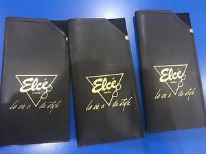 VINTAGE ELCE Eye Glasses Sunglasses CASE Pouch Frame Occhiali Lunette Black - Picture 1 of 2