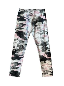 Terez Little Girls Camouflage Hi Shine Leggings Size M(5) - Picture 1 of 3