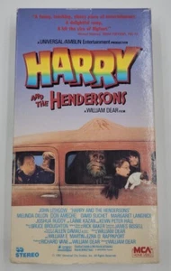 Harry and the Hendersons (VHS, 1987) MCA Home Video-John Lithgow Very Good - Imagen 1 de 7