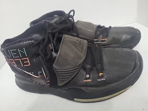 Nike Kyrie 6 Shot Clock Mens 10 Black Athletic Basketball Shoes Fathers Number - Picture 1 of 24