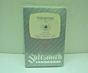RARE, Volcanoes by Softsmith for Apple II - NEW / SEALED - Picture 1 of 4