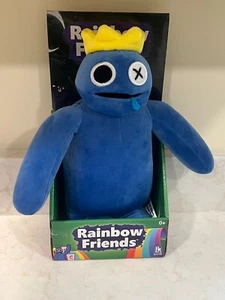 Peluche Rainbow Friends Blue Deluxe 14" Phatmojo con licenza ufficiale nuovo - Foto 1 di 3