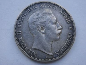 5Mark 1907 Preussen, Wilhelm II - Bild 1 von 2