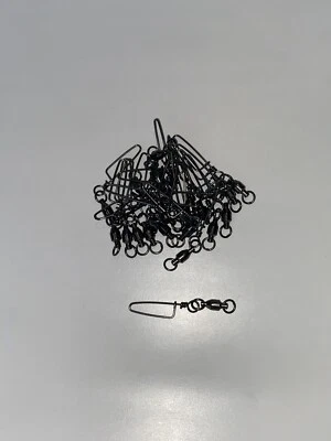 24 Decoy Snap Swivels #6 Stainless Steel Coastlock Fishing Duck Goose Texas Rig - Image 1 of 2