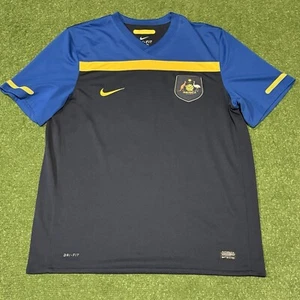 Australia 2010 Away Soccer Jersey Shirt Top Mens Size XL Made By Nike Blue - Picture 1 of 13