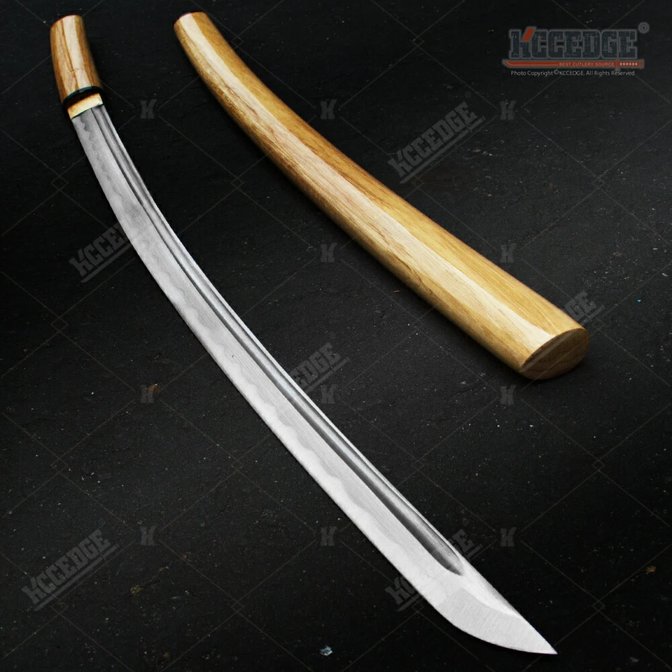 USA STOCK 40" Handmade Razor Sharp Shirasaya Samurai Katana Sword Full Tang