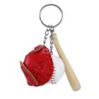 Baseball Lovers Baseball Bat Ball Gloves Backpack Pendant Keychain Gift GX L1C7