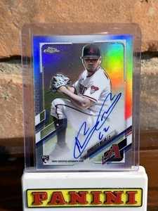 2021 TOPPS CHROME #RA-HM HUMBERTO MEJIA RC REFRACTOR AUTO 481/499 DIAMONDBACKS - Picture 1 of 2