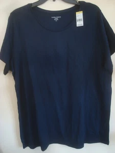 Top de punto grande para damas talla 1X Laura Scott nuevo con etiquetas - Imagen 1 de 2