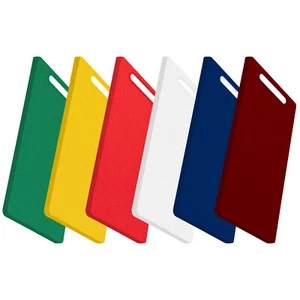 AEX Large Colour Coded Plastic Chopping Board Set BPA-Free Kitchen Cooking Board - Picture 1 of 84