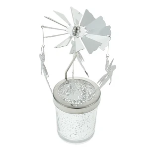 Rotating Candlestick Candleholder Candleholders Decor - Picture 1 of 11