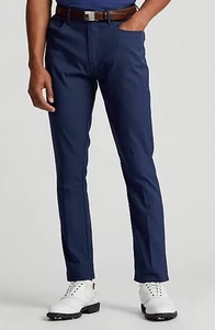 RLX Ralph Lauren Active Fit Performance Tech 5 Pocket Pants Navy SZ.30X30 NWT - Picture 1 of 13