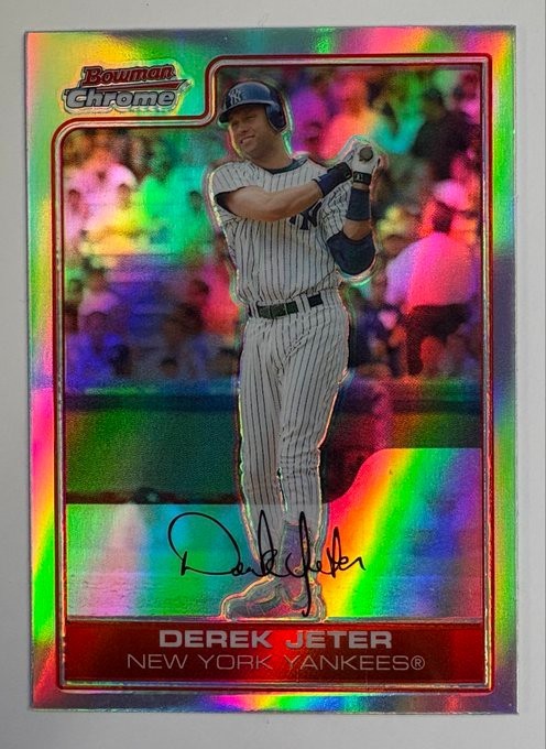 その他 DEREK JETER 1999 BOWMAN CHROME REFRACTOR Bowman Derek Jeter Baseball Sports Trading Cards