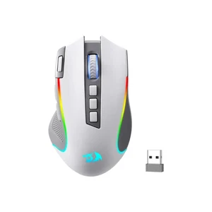 Redragon M612 PRO RGB BT 2.4G Gaming Mouse, 8k DPI Wireless Optical 9 Programmab - Picture 1 of 11