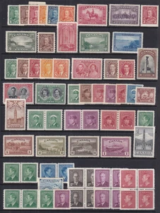Canada 1935-53  MH Stamp Collection  Very HICV - Picture 1 of 1