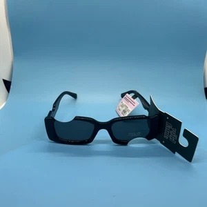 New Wild Fable Black Adult Sunglasses 100% UV Protection Squared w/Curved Cutout - Picture 1 of 6