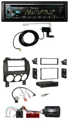 Pioneer MP3 Lenkrad CD USB DAB Autoradio für Mazda 2 2007-2014 nur Panasonic OEM - Bild 1 von 4