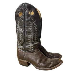 Tony Lama #6218 Buckaroo Men's Leather Pointed Toe Cowboy Western Boots Sz 9D - Picture 1 of 15