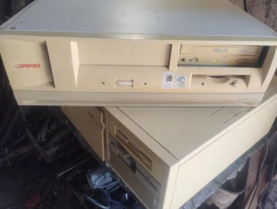 klassiker vintage computer compaq 667mhz Celeron  CPU 512MbRam working! - Bild 1 von 4