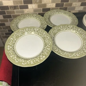 Vintage Royal Staffordshire Sherwood Ironstone 7”Dessert Plate Set of 4 - Picture 1 of 5