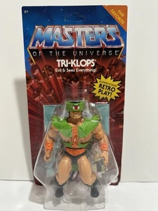 HE-MAN MASTERS OF THE UNIVERSE TRI-KLOPS - ACTION FIGURE - 2023 - RETRO PLAY NEW - Picture 1 of 11