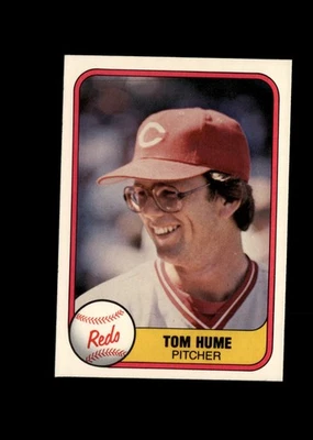 Tom Hume 1981 Fleer Baseball Card #211 Cincinnati Reds + Fast Free Ship - Image 1 of 2