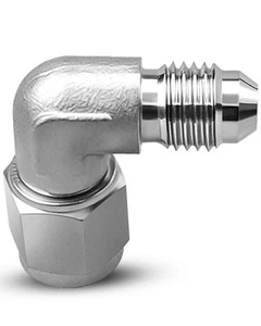 4AN Stecker auf 4AN Buchse 90 Grad drehbar Bremsverschraubung Adapter Kupplung, Flare... - Bild 1 von 5