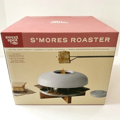 Chef’n Sweet Spot S'mores Roaster Indoor & Outdoor Use Tabletop Roaster NEW - Imagem 1 de 4