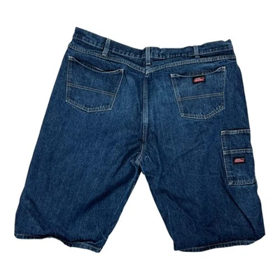 Pantalones Cortos Dickies Para Hombres 44 Azul Denim Carga Carpintero Utilidad Ropa de Trabajo Lavado Oscuro Foto 1 de 4