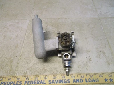 Vintage Royal 45 RC Remote Control Glow Nitro Model Airplane Engine w/Muffler - Image 1 of 4