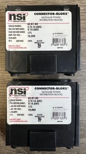 NSI Industries AS-K1-H4 Modular Power Distribution Block, Qty:2 - Picture 1 of 5