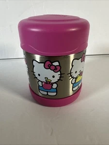 Hello Kitty Thermos Stainless Steel Pink Food Container 10 oz - Picture 1 of 4