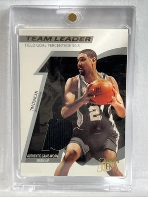 2002-03 Topps Ten - Team Leader Tim Duncan Relic Jersey #TL-TD /1500 (MEM) - Image 1 of 2