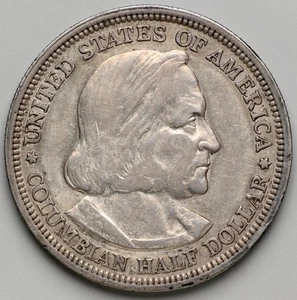1893 Columbian Expo Half Dollar - Picture 1 of 2