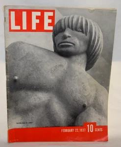 LIFE Magazine February 22, 1937 Triton For St. Louis, Trosky in Exile - Imagen 1 de 7