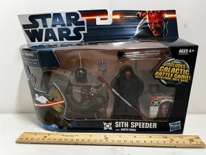 2012 Star Wars Darth Maul Sith Speeder inklusive Galaktischem Kampfspiel Neu in OVP - Bild 1 von 15