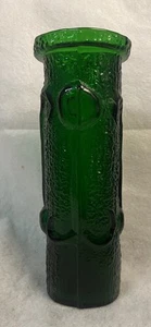Stelvia Glass Vase Jar Base NO LID Green  Wayne Husted Mid Century Modern Italy - Picture 1 of 10