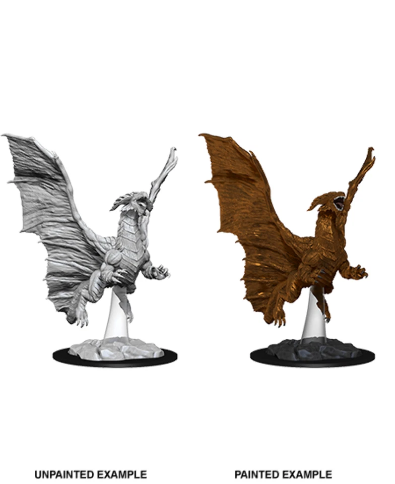 D&D Nolzur's Marvelous Miniatures - Young Copper Dragon - Unpainted - image 1 of 1