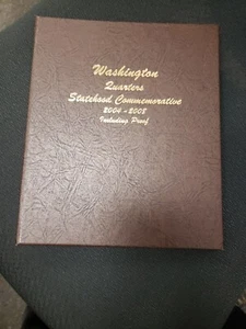COMPLETE STATEHOOD WASHINGTON QUARTER 100 COIN SET(2004-2008) INCL 25 SILVER PR - Picture 1 of 11