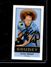 KYLE TROUP SIGNED 2018 UPPER DECK GOODWIN CHAMPIONS MINI - ON-CARD AUTO