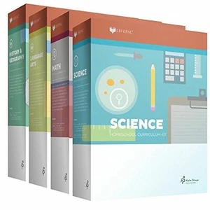 LIFEPAC 4th Grade 4 CORE 4-Subject Box Set AOP Homeschool CSS0400B - Imagen 1 de 1