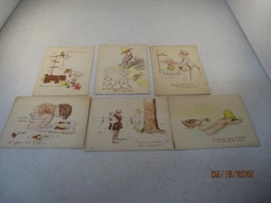Vintage FOREIGN NOTE CARDS - Potty Training and Others  RARE AND UNIQUE - Picture 1 of 4