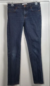 LOFT Ann Taylor Damen Größe 26/2 Jeans Curvy Skinny dunkle Waschung 28x28* - Bild 1 von 12
