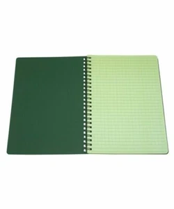 A5 WATERPROOF NOTEPAD GRID LINED PAPER 50 PAGE NOTEBOOK ARMY CADET OUTDOOR - Picture 1 of 3
