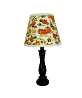 Lámpara de acento Cody negra con clip de verificación de impresión de calabaza -en pantalla de lámpara Foto 1 de 4