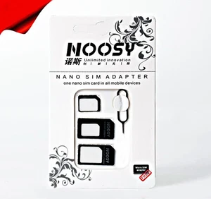 NOOSY NANO SIM KARTEN ADAPTER NADEL FÜR iPHONE XTRA CARD LTE eSIM - Bild 1 von 2