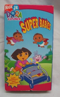 Nick Jr. DORA THE EXPLORER Super Babies Cartoon VHS VIDEO 2005 - Image 1 of 4